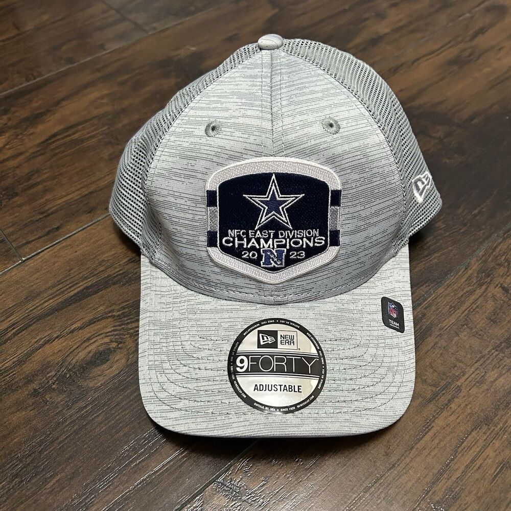 NWT Dallas Cowboys Cap NFC East Champions 2023 9Forty New Era Hat One Size Adj